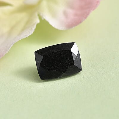 Black Tourmaline (Cush 9x7 mm) 1.80 ctw Loose Gemstone