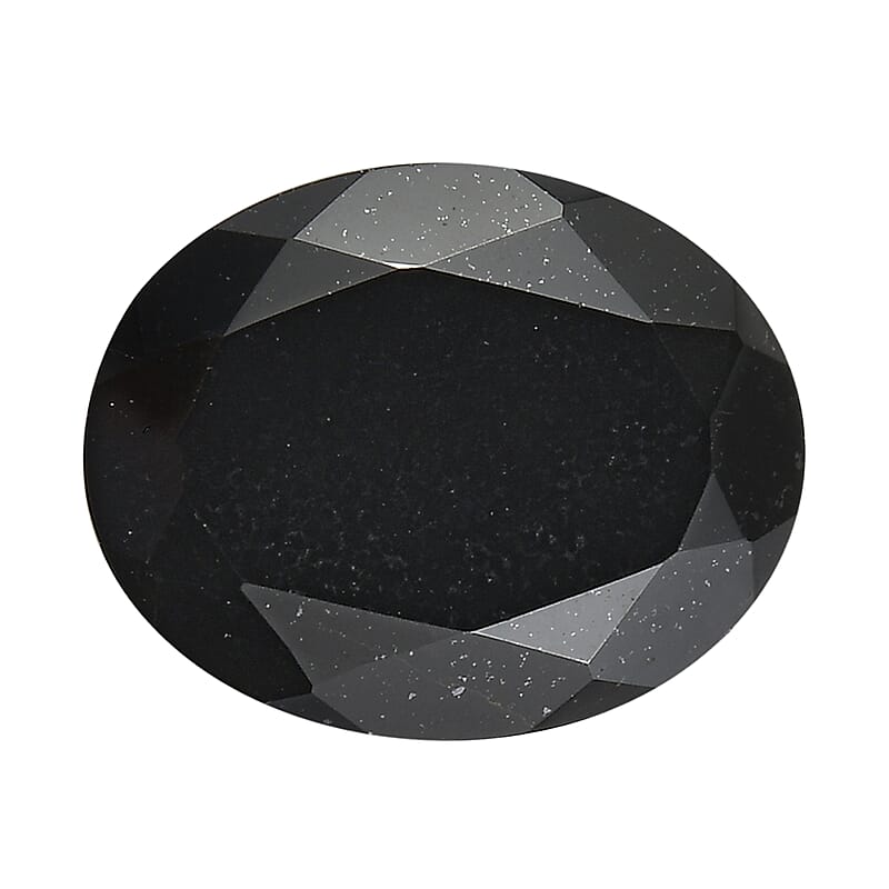 Black Tourmaline (Ovl 10x8 mm) 2.40 ctw Loose Gemstone