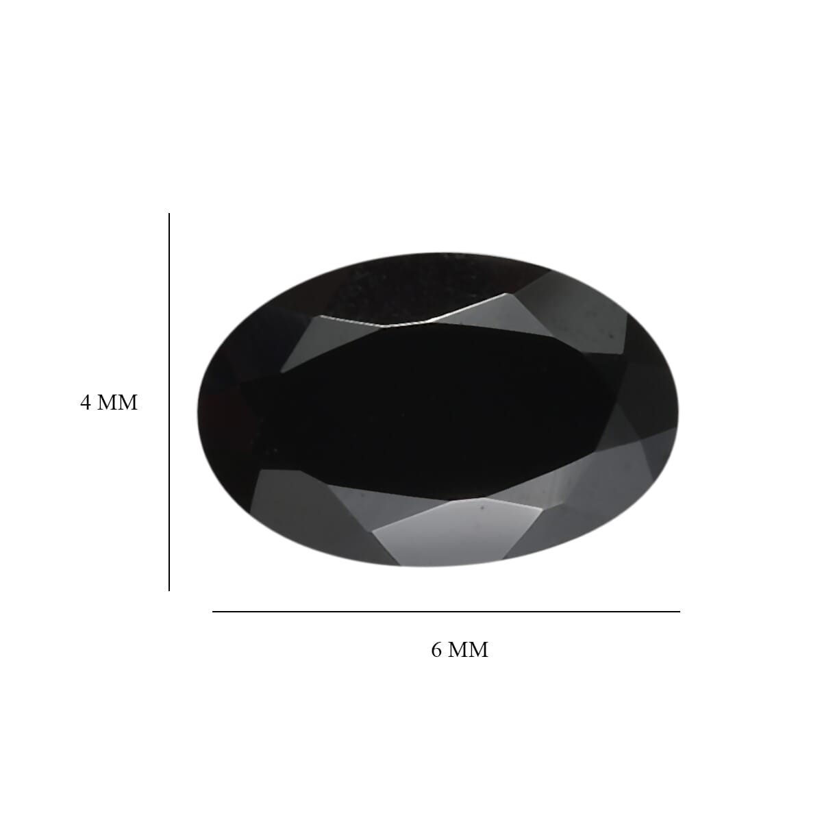 Black Tourmaline Set of 3 (Ovl 6x4 mm) 1.66 ctw image number 4