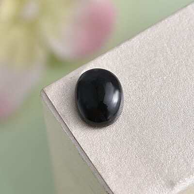 Black Tourmaline (Ovl 9x7 mm) 1.90 ctw Loose Gemstone