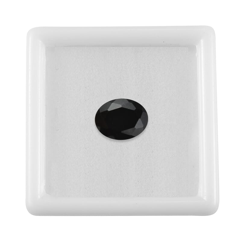 Black Tourmaline (Ovl 9x7 mm) 1.80 ctw Loose Gemstone