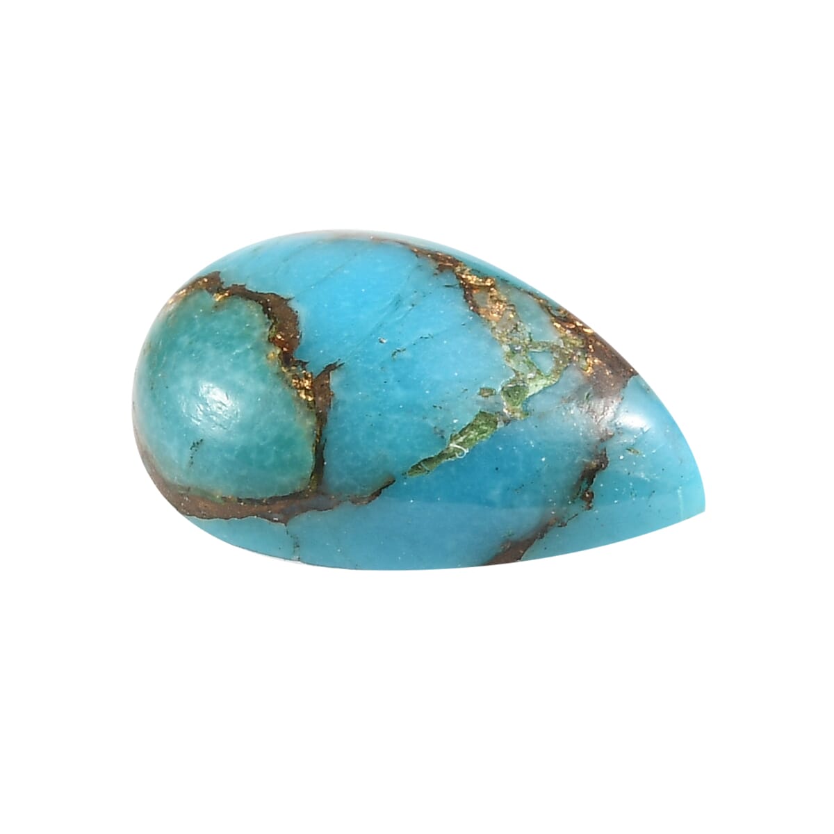 Mojave Blue Turquoise (Pear 9x6 mm) 1.17 ctw image number 2