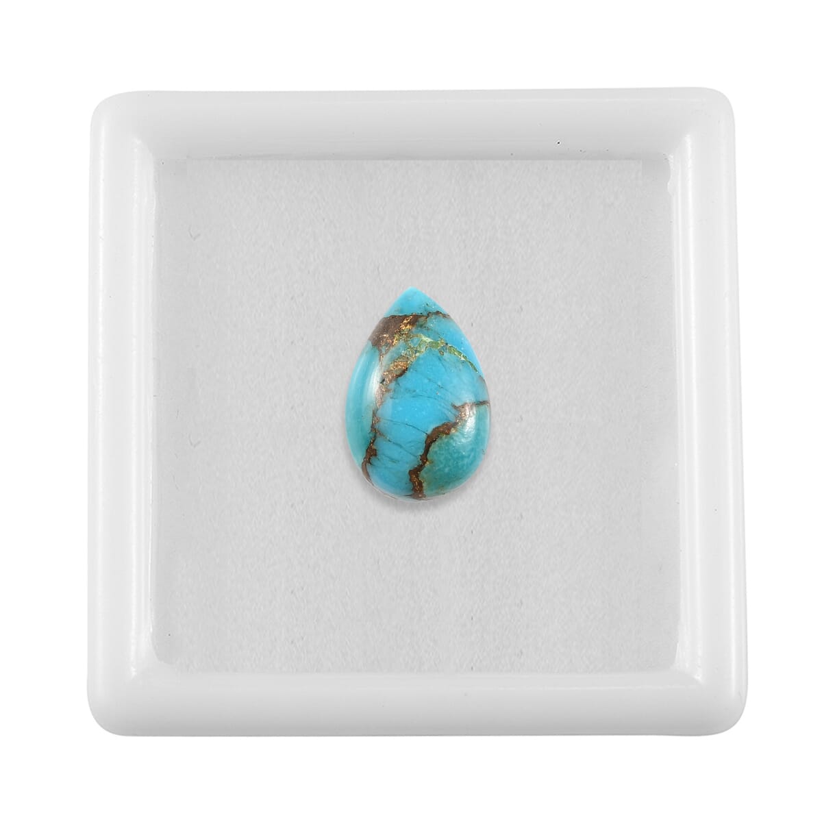 Mojave Blue Turquoise (Pear 9x6 mm) 1.17 ctw image number 3