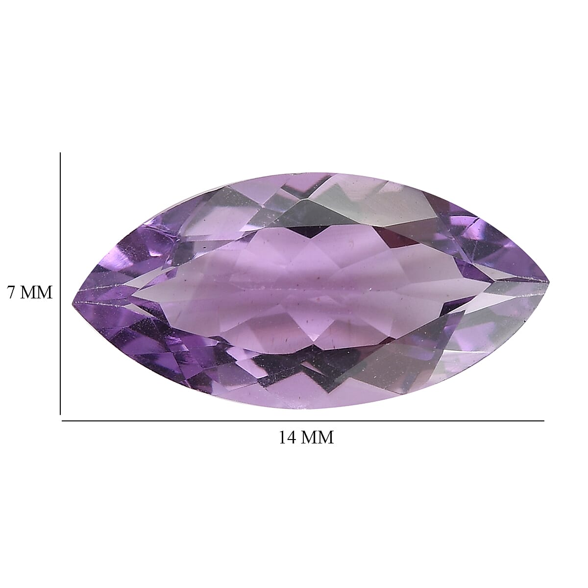 Bolivian Amethyst (Mrq 14x7 mm) 2.00 ctw Loose Gemstone
