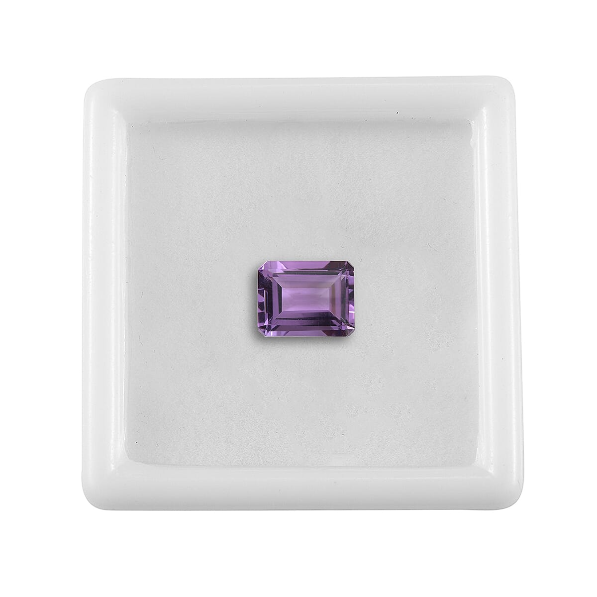 Bolivian Amethyst (Oct 9x7 mm) 2.04 ctw Loose Gemstone image number 3