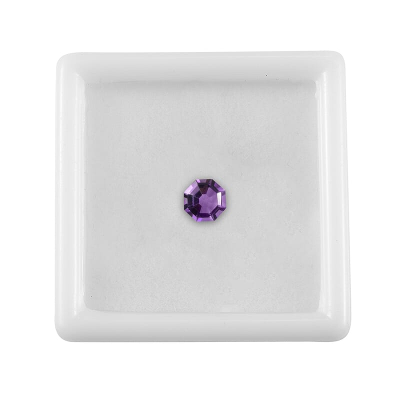 AA Bolivian Amethyst (Octillion 6 mm) 0.58 ctw Loose Gemstone
