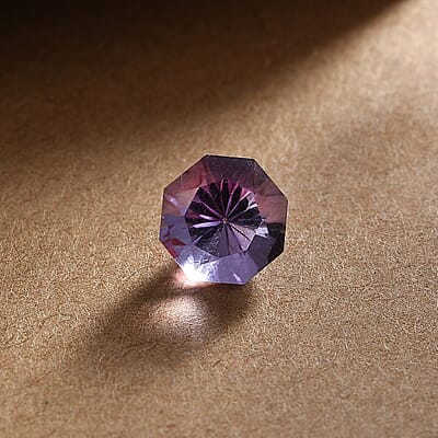 Bolivian Amethyst (Octillion 8 mm) 1.80 ctw Loose Gemstone