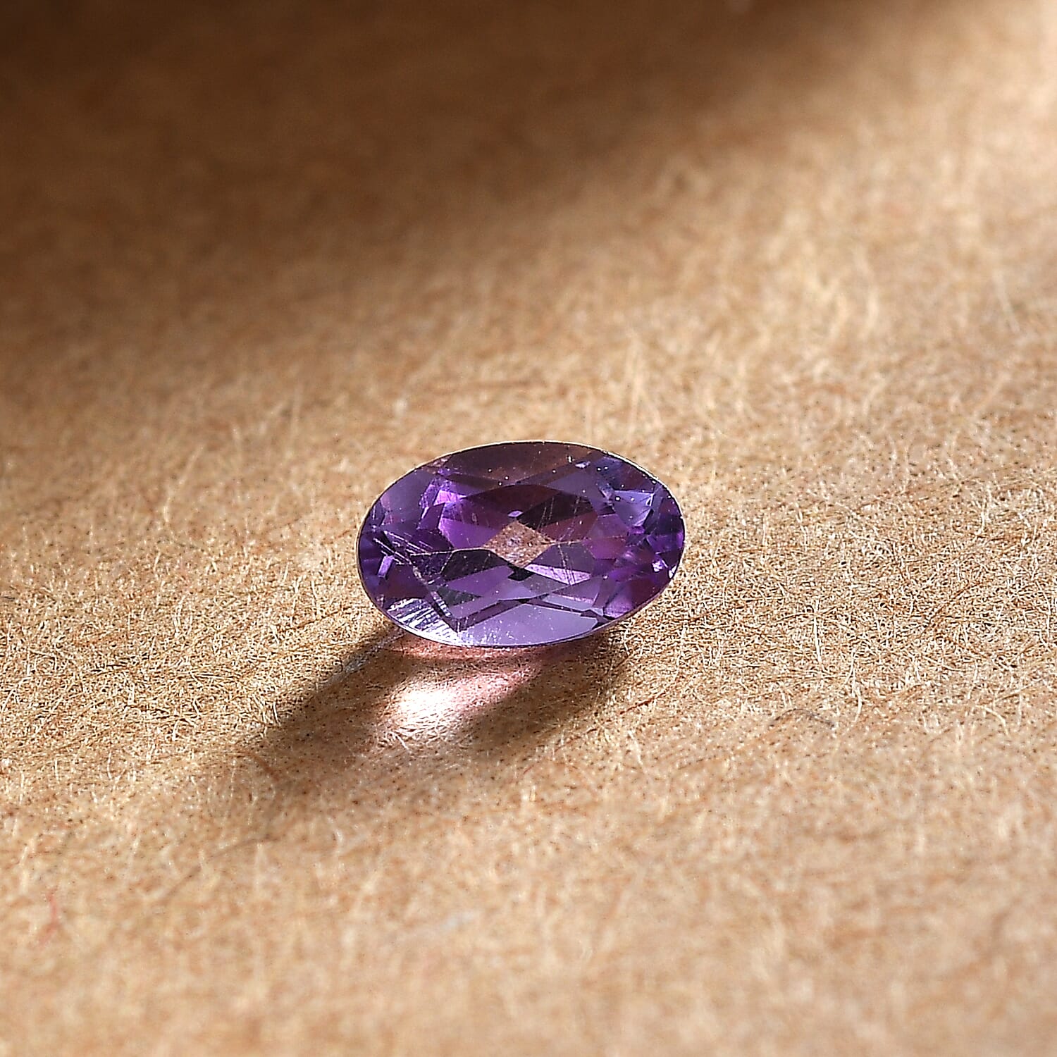 Bolivian Amethyst (Ovl 5x3 mm) 0.15 ctw Loose Gemstone