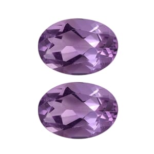 Bolivian Amethyst Set of 2 (Ovl 7x5 mm) 1.20 ctw