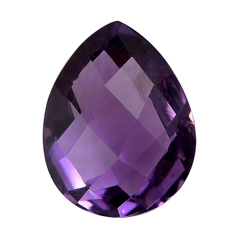 AA Bolivian Amethyst (Pear 10x8 mm) 2.29 ctw Loose Gemstone