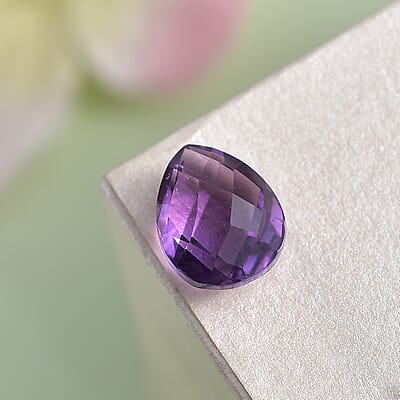 AA Bolivian Amethyst (Pear 10x8 mm) 2.29 ctw Loose Gemstone