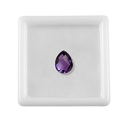 AA Bolivian Amethyst (Pear 10x8 mm) 2.29 ctw Loose Gemstone