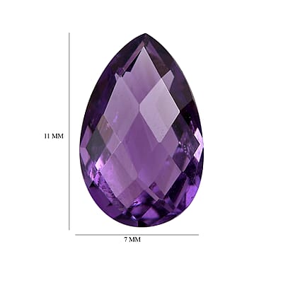 AA Bolivian Amethyst (Pear 11x7 mm) 2.24 ctw