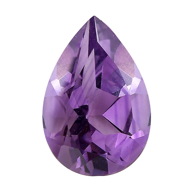 Bolivian Amethyst (Pear 9x6 mm) 1.01 ctw Loose Gemstone