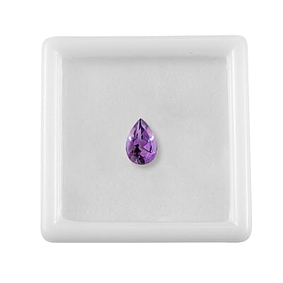 Bolivian Amethyst (Pear 9x6 mm) 1.01 ctw Loose Gemstone