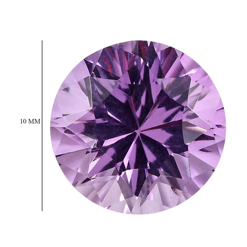 Bolivian Amethyst (Rnd 10mm) 2.80 ctw Loose Gemstone