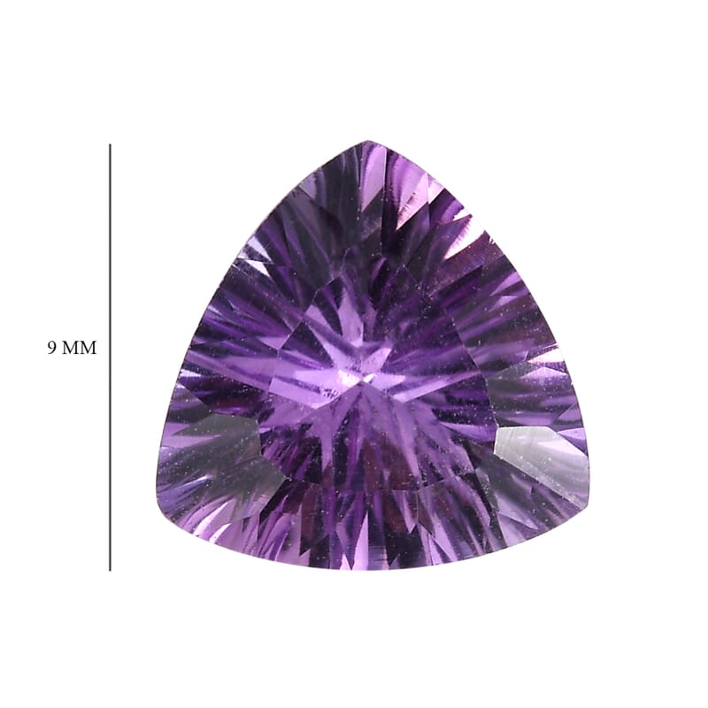 AA Bolivian Amethyst (Trl 9 mm) 1.90 ctw Loose Gemstone