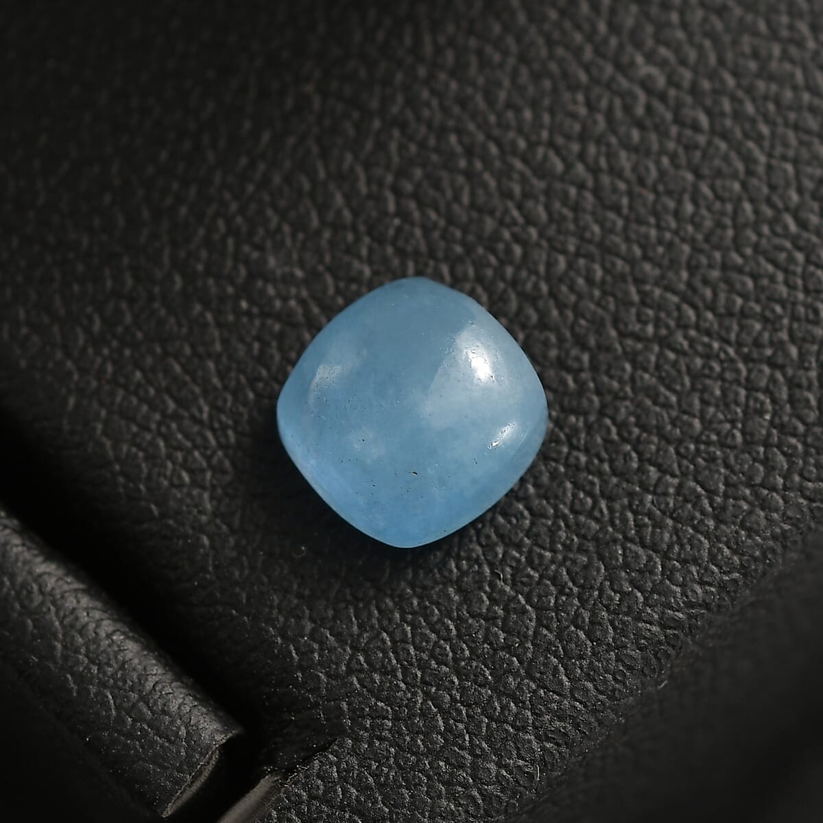 Dyed Light Blue Color Jade (Cush 7x7 mm) 1.69 ctw image number 1