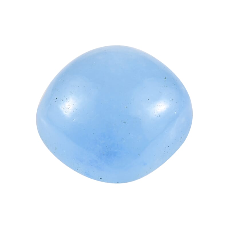 Dyed Light Blue Color Jade (Cush 7x7 mm) 1.69 ctw Loose Gemstone