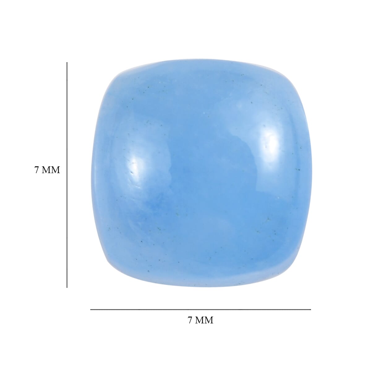 Dyed Light Blue Color Jade (Cush 7x7 mm) 1.69 ctw image number 4