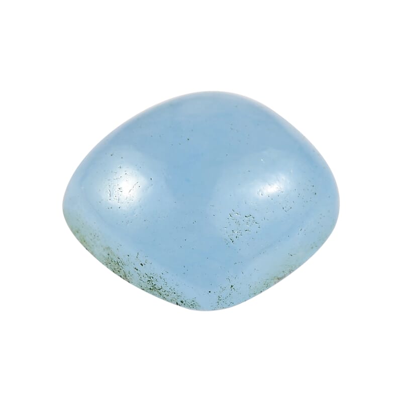 Dyed Light Blue Color Jade (Cush 9x9 mm) 3.14 ctw Loose Gemstone