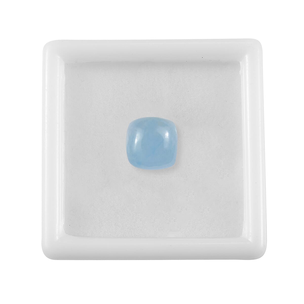 Dyed Light Blue Color Jade (Cush 9x9 mm) 3.14 ctw image number 3