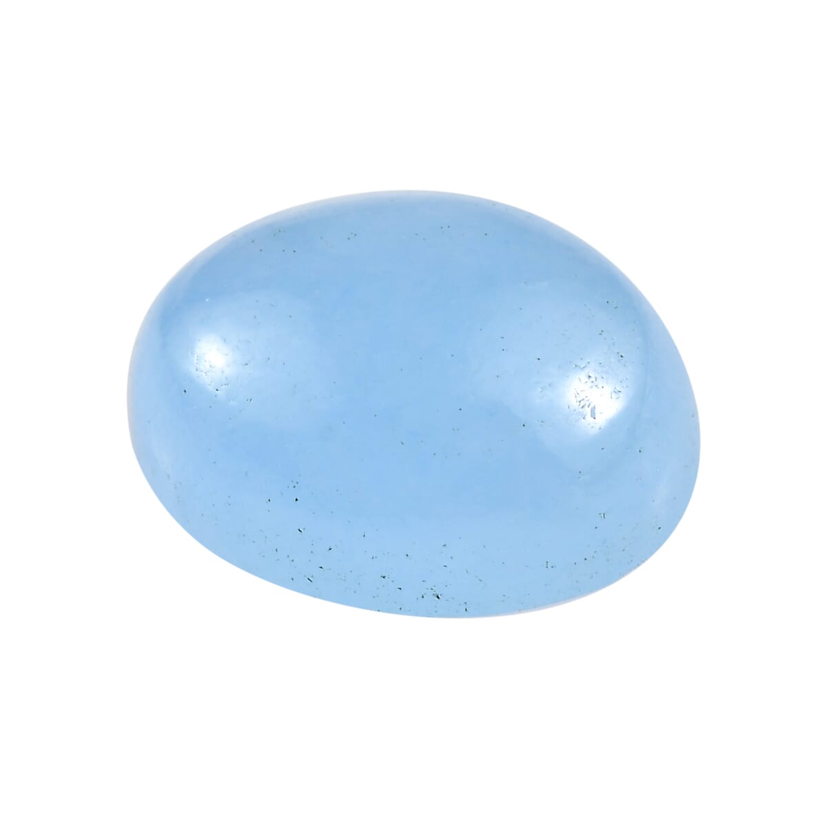 Dyed Light Blue Color Jade (Ovl 9x7 mm) 1.68 ctw image number 2