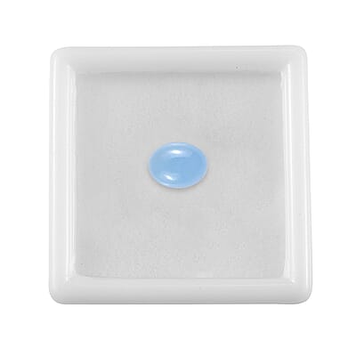 Dyed Light Blue Color Jade (Ovl 9x7 mm) 1.68 ctw Loose Gemstone