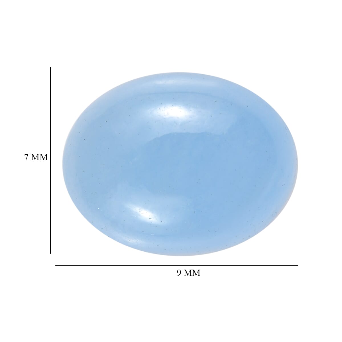 Dyed Light Blue Color Jade (Ovl 9x7 mm) 1.68 ctw image number 4