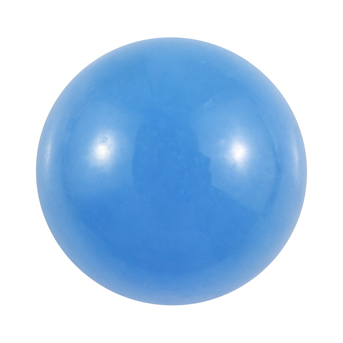 AAA Dyed Light Blue Color Jade (Rnd 10 mm) 4.40 ctw image number 0