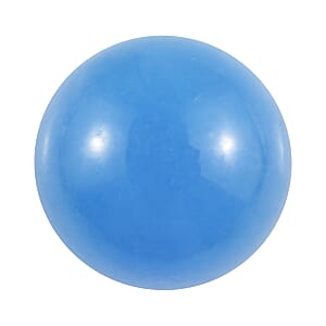 AAA Dyed Light Blue Color Jade (Rnd 10 mm) 4.40 ctw