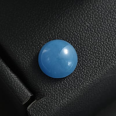 AAA Dyed Light Blue Color Jade (Rnd 10 mm) 4.40 ctw