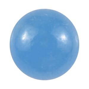 Dyed Light Blue Color Jade (Rnd 6 mm) 1.06 ctw