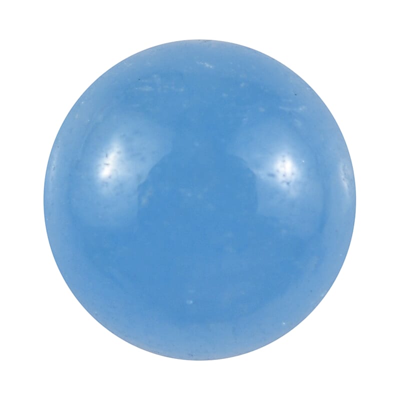 Dyed Light Blue Color Jade (Rnd 6 mm) 1.06 ctw