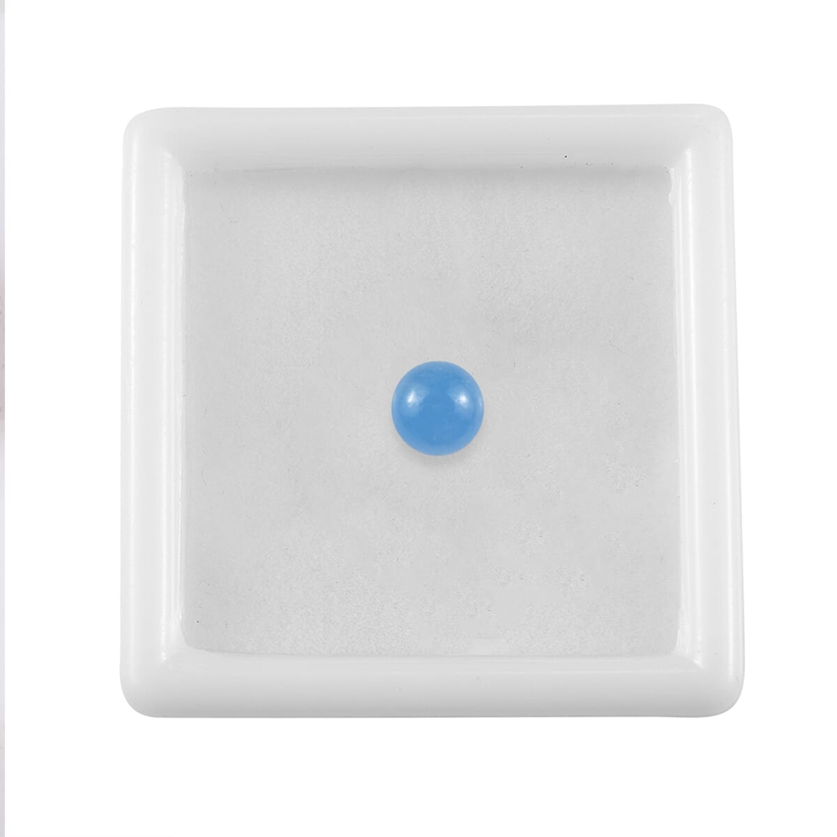 Dyed Light Blue Color Jade (Rnd 6 mm) 1.06 ctw image number 3