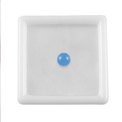 Dyed Light Blue Color Jade (Rnd 6 mm) 1.06 ctw