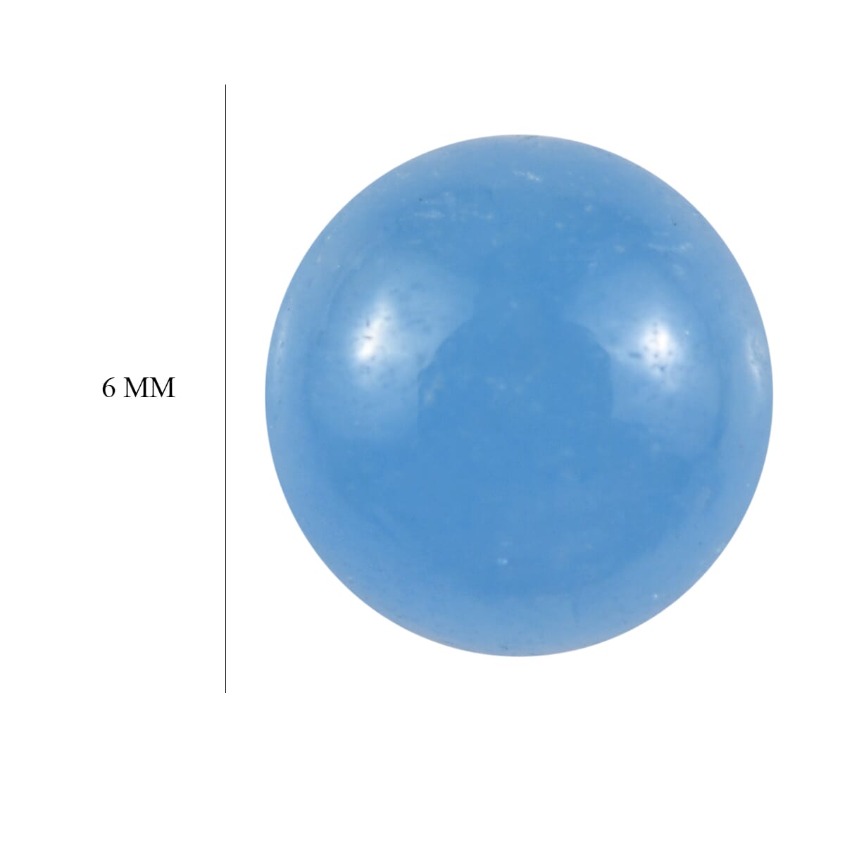 Dyed Light Blue Color Jade (Rnd 6 mm) 1.06 ctw image number 4