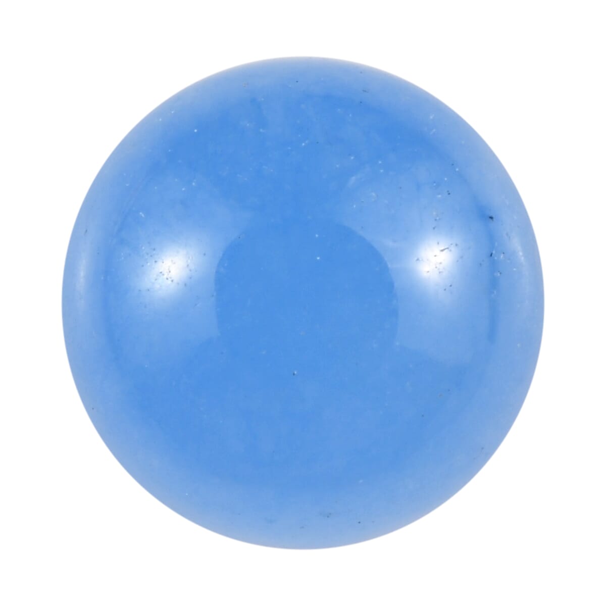 AA Dyed Light Blue Color Jade (Rnd 6 mm) 1.07 ctw image number 0