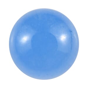 AA Dyed Light Blue Color Jade (Rnd 6 mm) 1.07 ctw