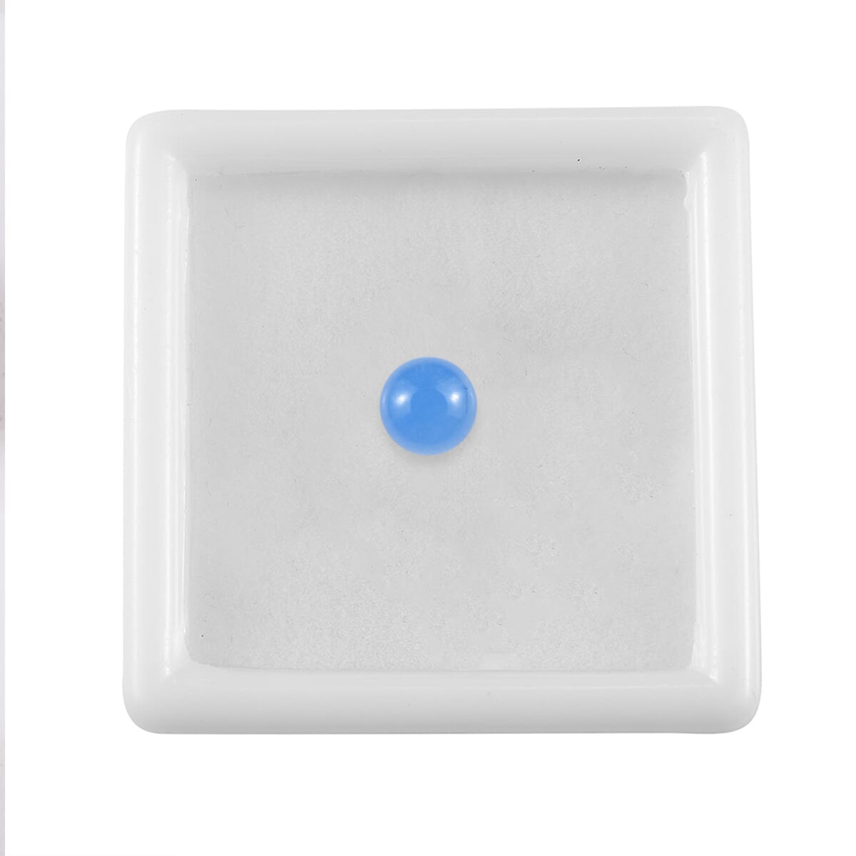 AA Dyed Light Blue Color Jade (Rnd 6 mm) 1.07 ctw image number 3