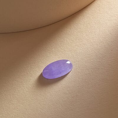 Purple Jade (D) (Ovl 10x5 mm) 1.35 ctw Loose Gemstone