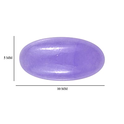 Purple Jade (D) (Ovl 10x5 mm) 1.35 ctw Loose Gemstone