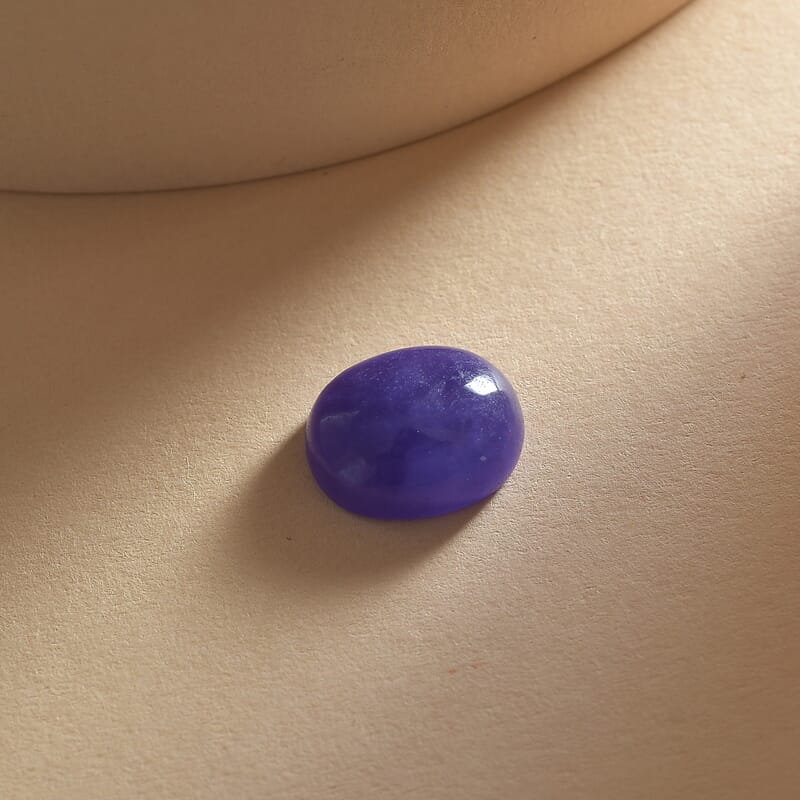 AA Purple Jade (D) (Ovl 10x8 mm) 2.64 ctw Loose Gemstone