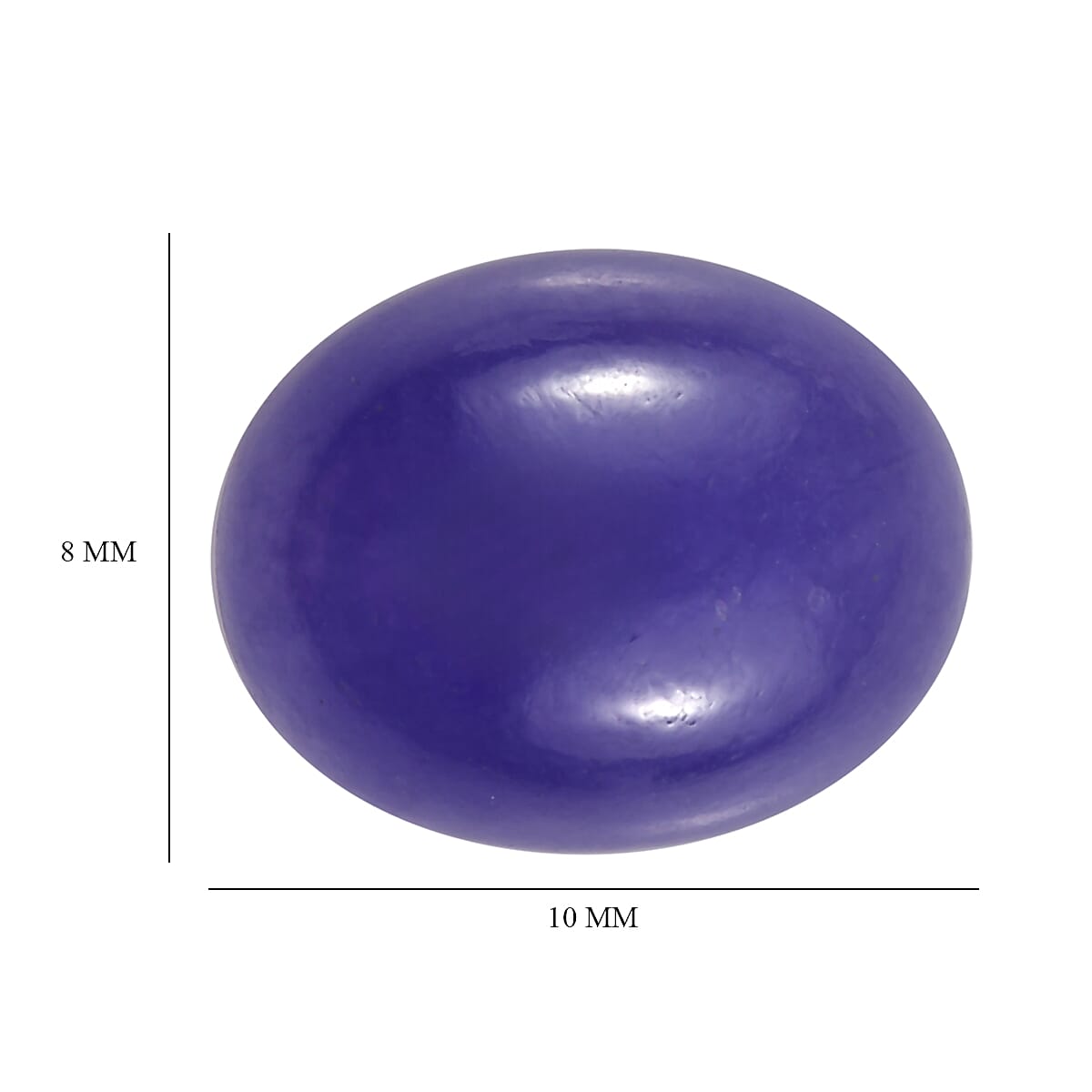 AAA Purple Jade (D) (Ovl 10x8 mm) 2.70 ctw