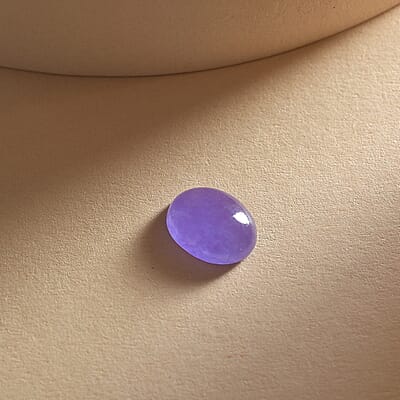 Purple Jade (D) (Ovl 8x6 mm) 1.38 ctw Loose Gemstone