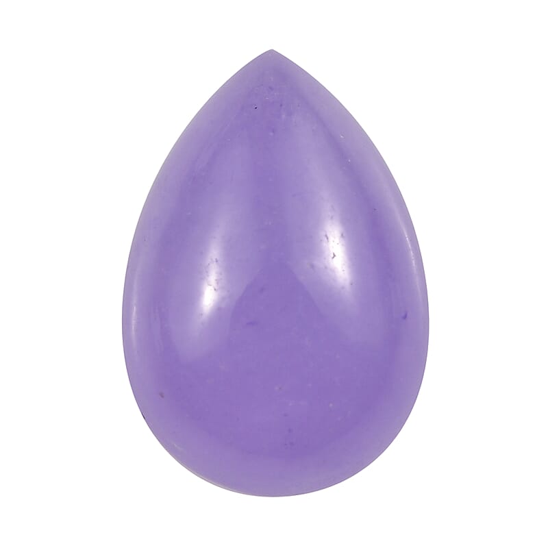 Purple Jade (D) (Pear 10x7 mm) 2.07 ctw Loose Gemstone