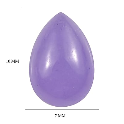 Purple Jade (D) (Pear 10x7 mm) 2.07 ctw Loose Gemstone
