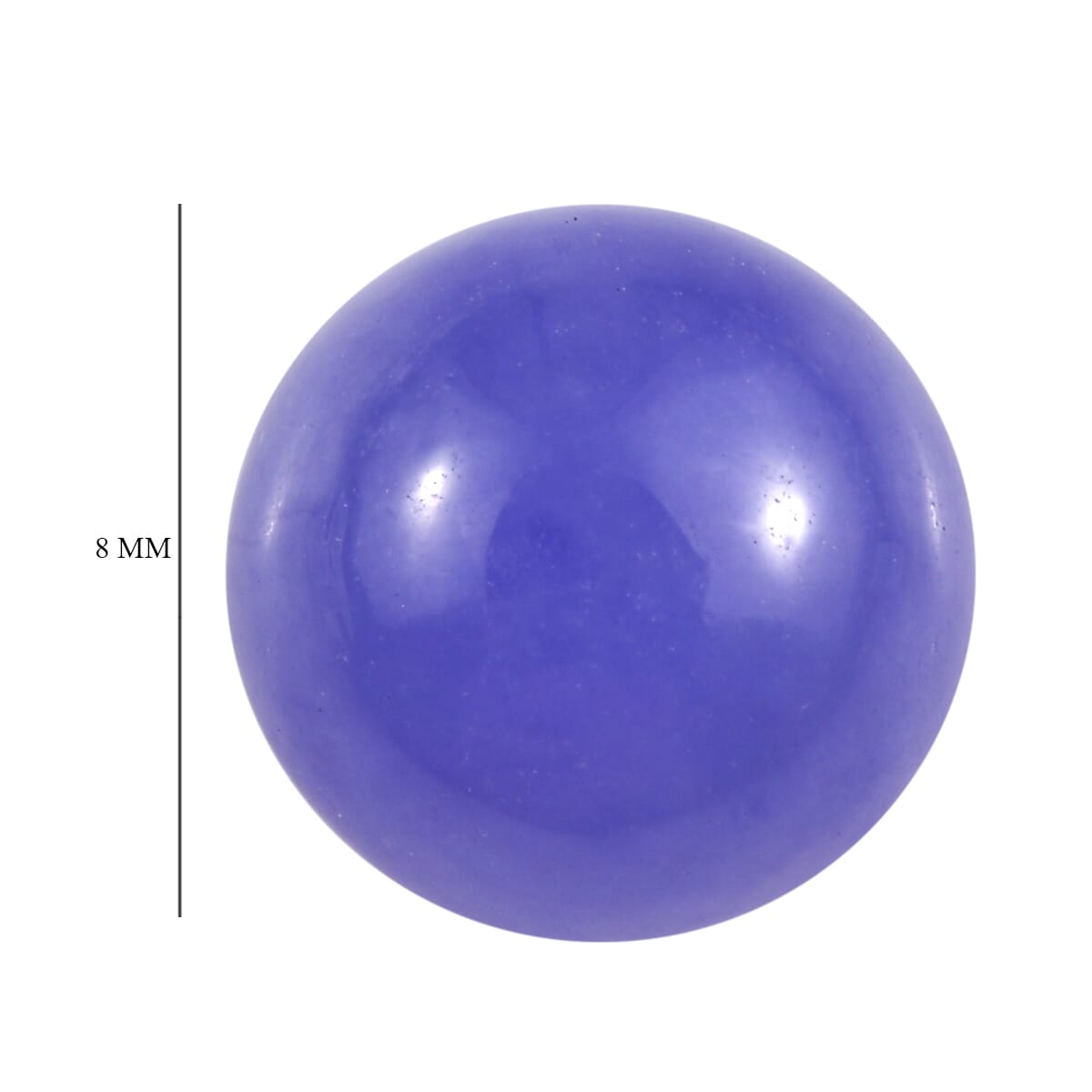 Purple Jade (D) (Rnd 8 mm) 2.42 ctw Loose Gemstone image number 4