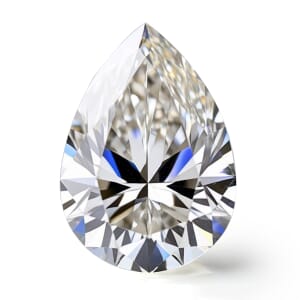 Luxuriant Lab Grown Diamond (Pear) (E-F, VS1) 3.00 ctw