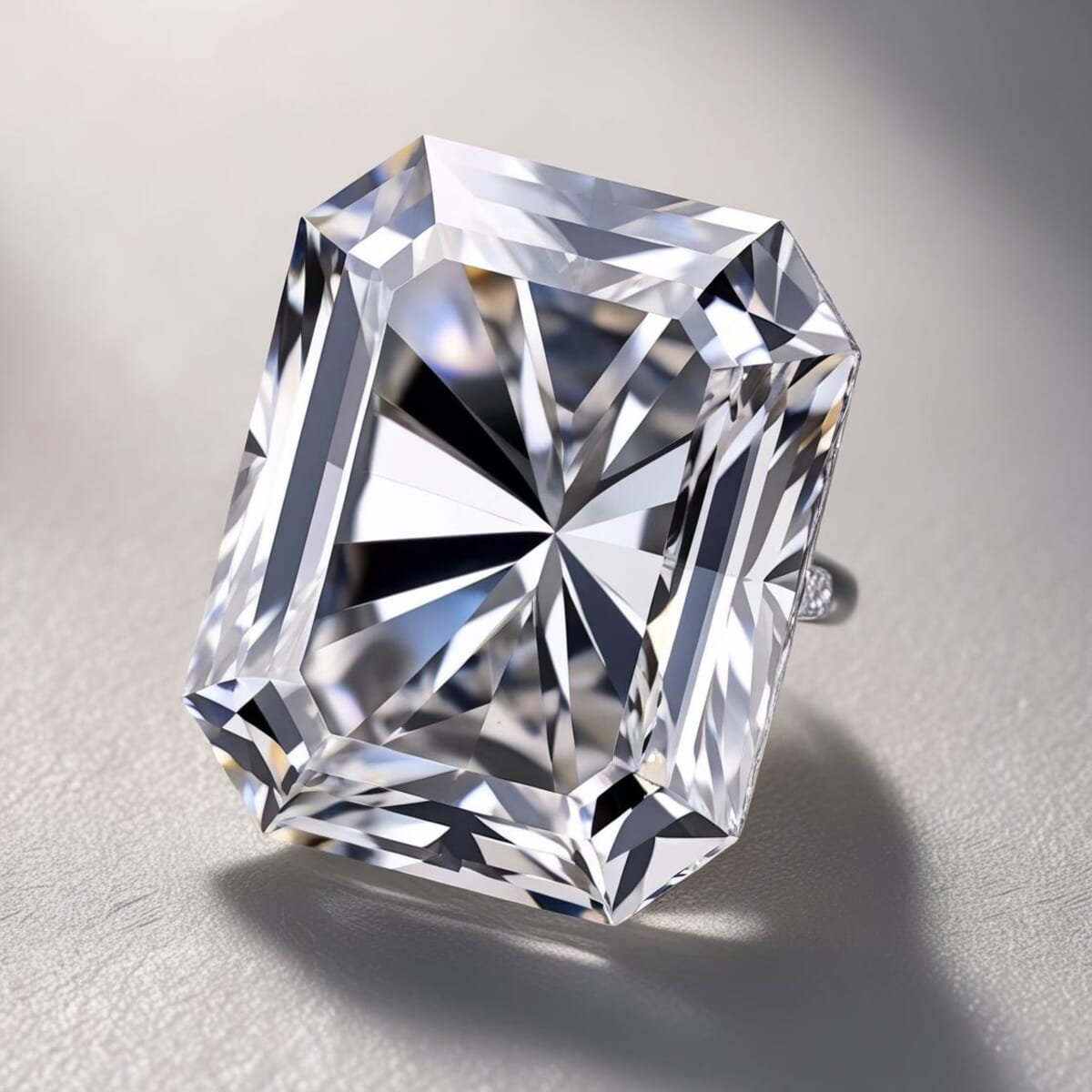 Luxuriant Lab Grown Diamond (Emerald) (E-F, VS1) 3.00 ctw image number 2